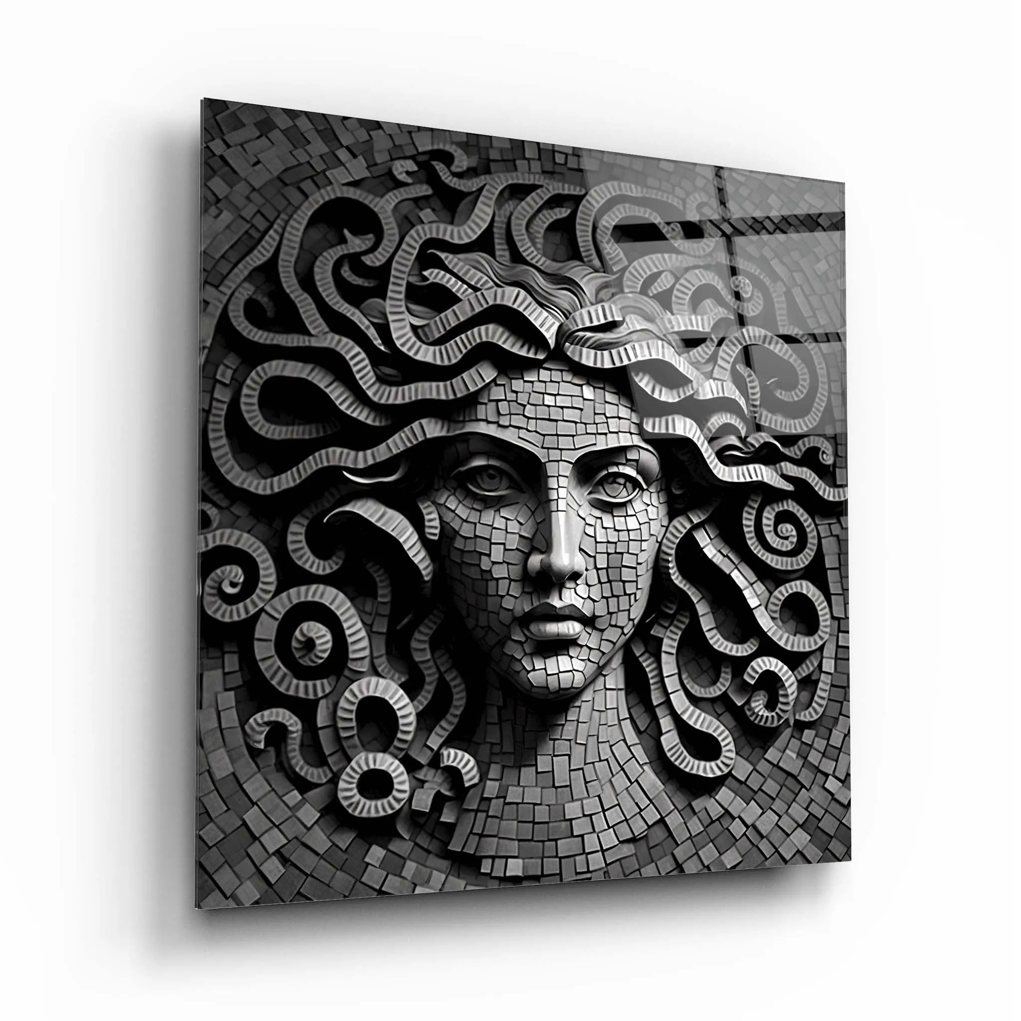 Medusa Glass Wall Art