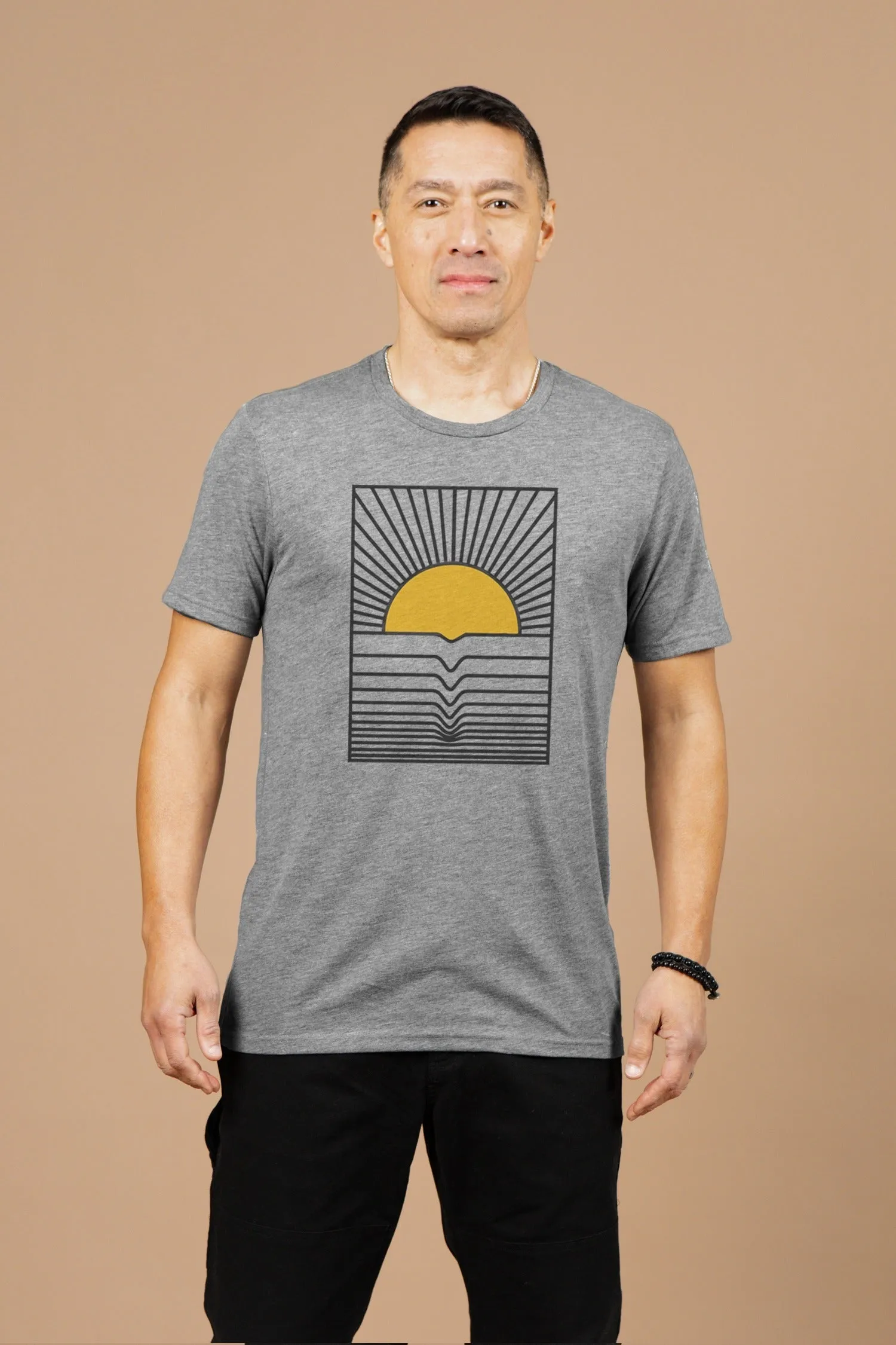 Men's Cresting Wave Tee / Grey