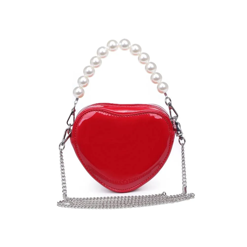 Mi Amore Heart Shaped Bag - Red