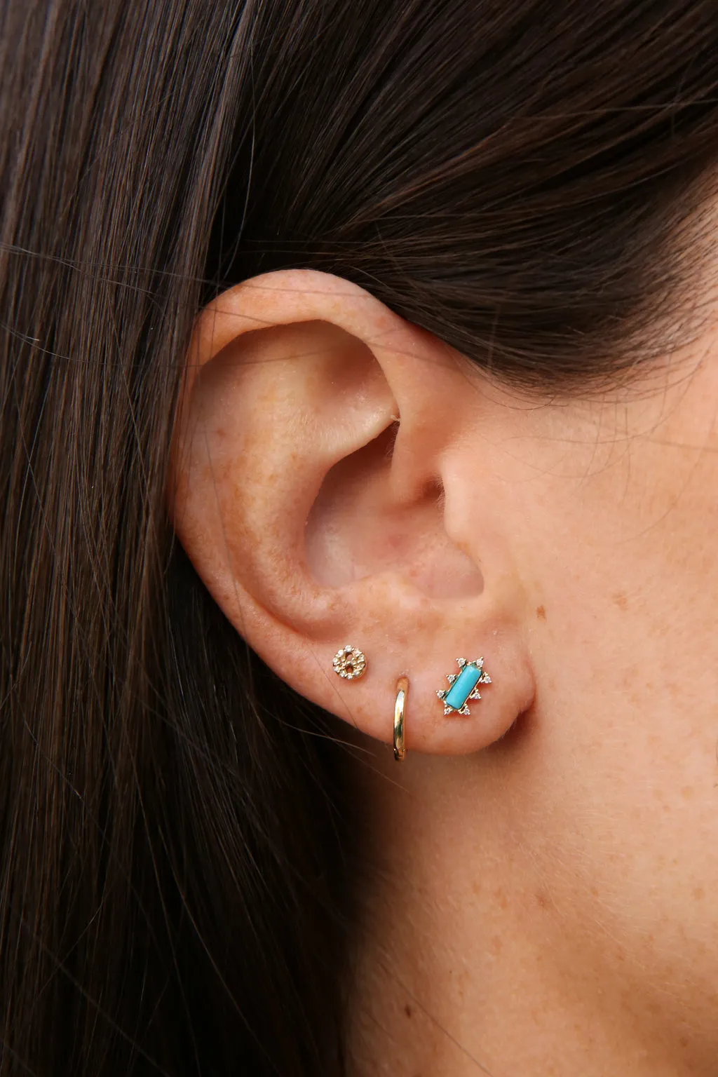 Mosaic Stud Turquoise