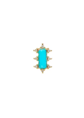 Mosaic Stud Turquoise