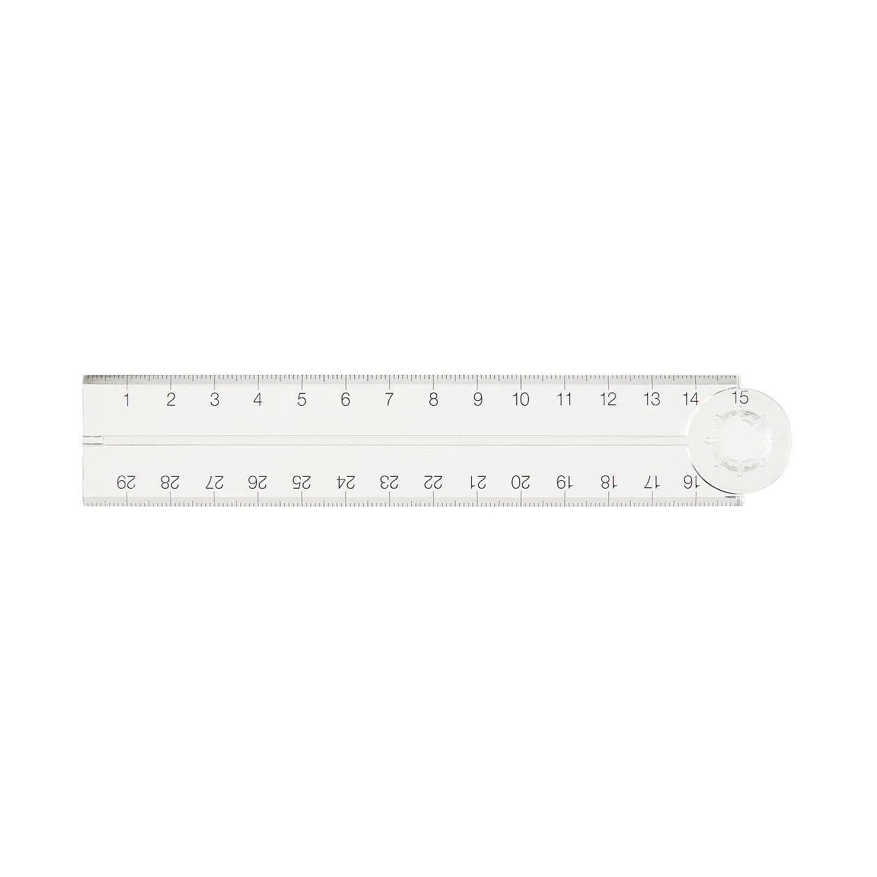 Polycarbonate Double-Sided Ruler