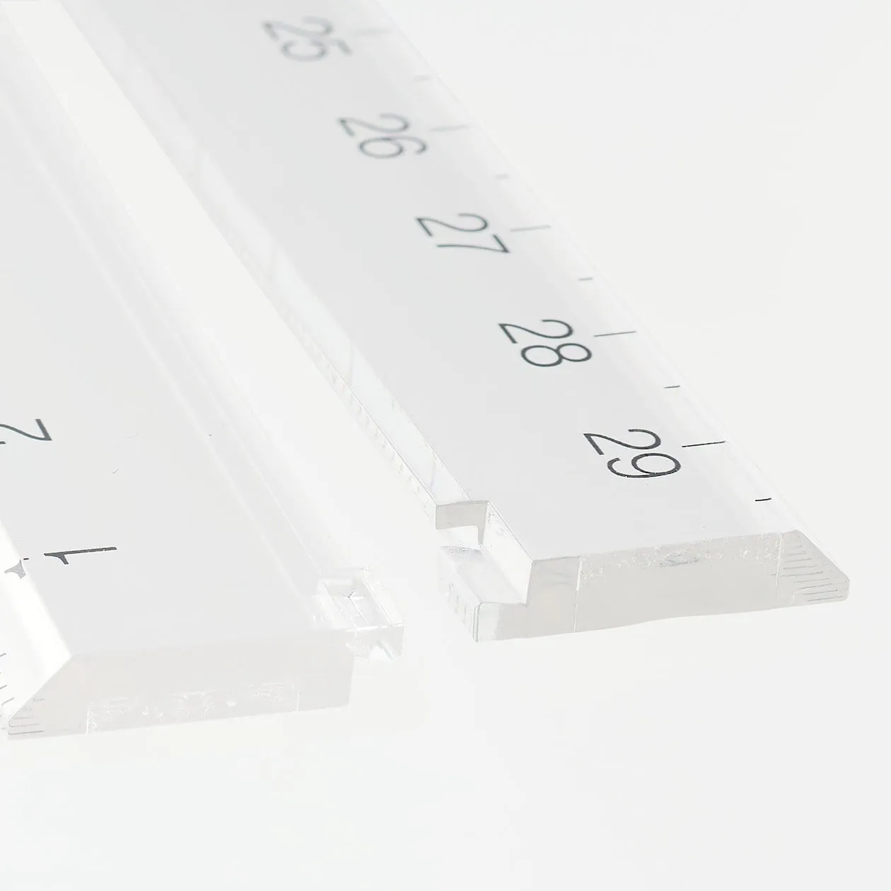 Polycarbonate Double-Sided Ruler