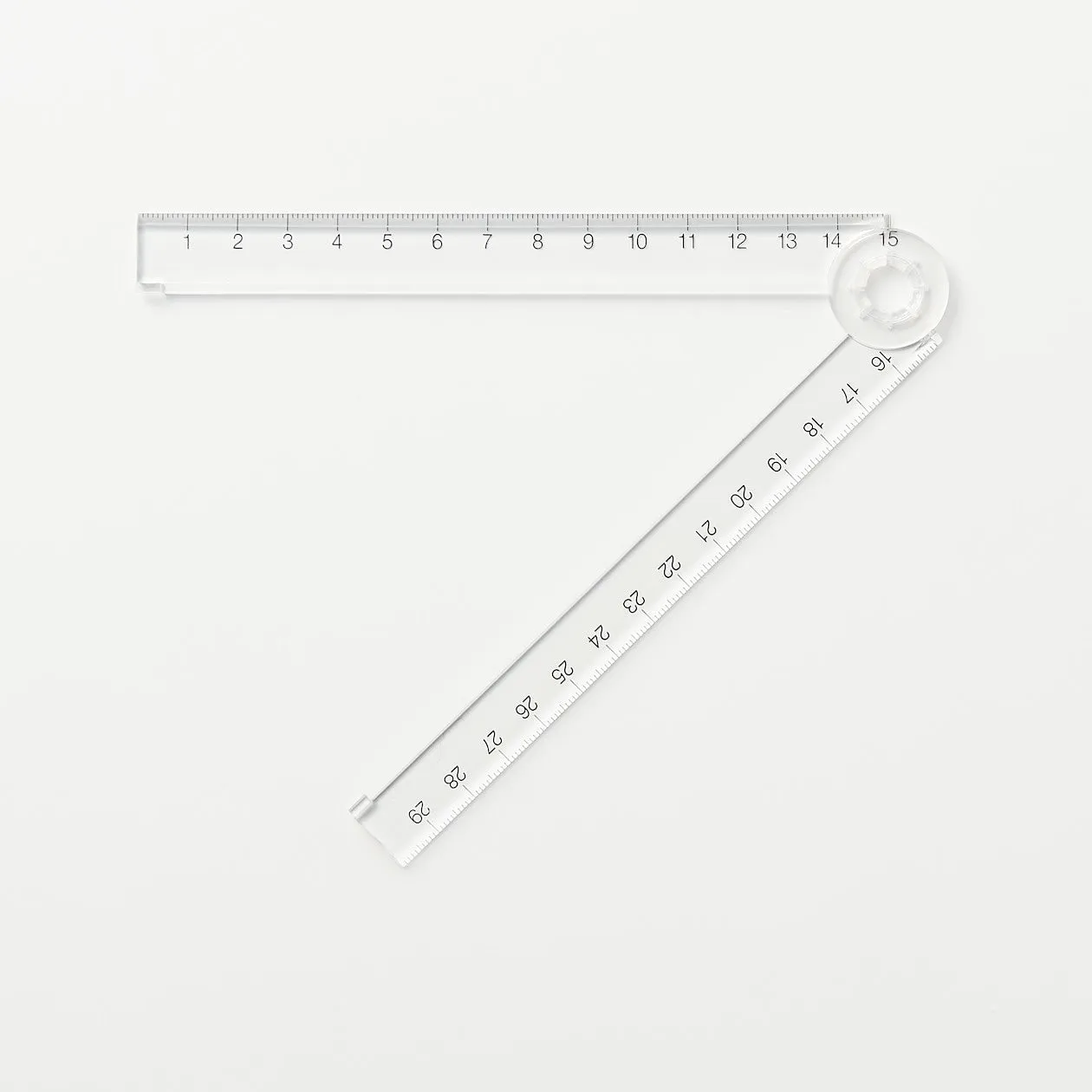 Polycarbonate Double-Sided Ruler