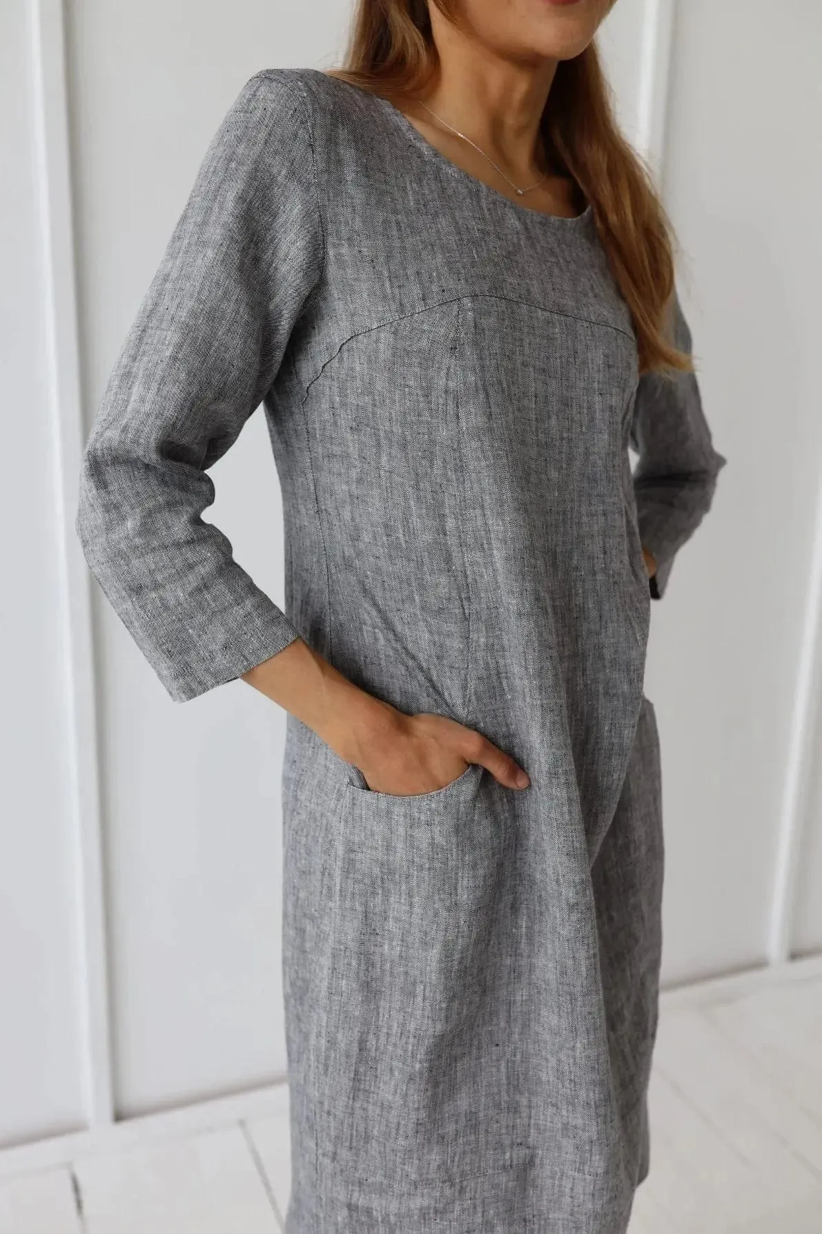 PRE-ORDER Loose Linen Dress by Odalux