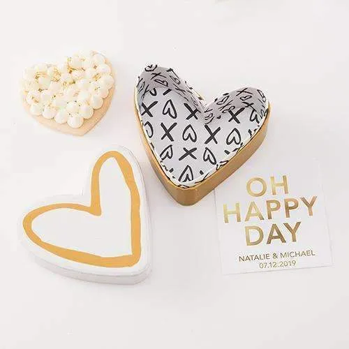 "Heart & Kisses" Favor Box (Pack of 6)