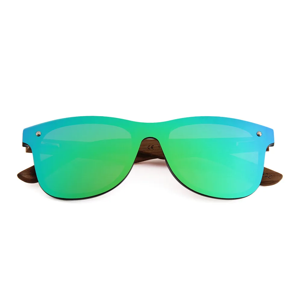 Real Wood Windscreen Style Sunglasses by WUDN