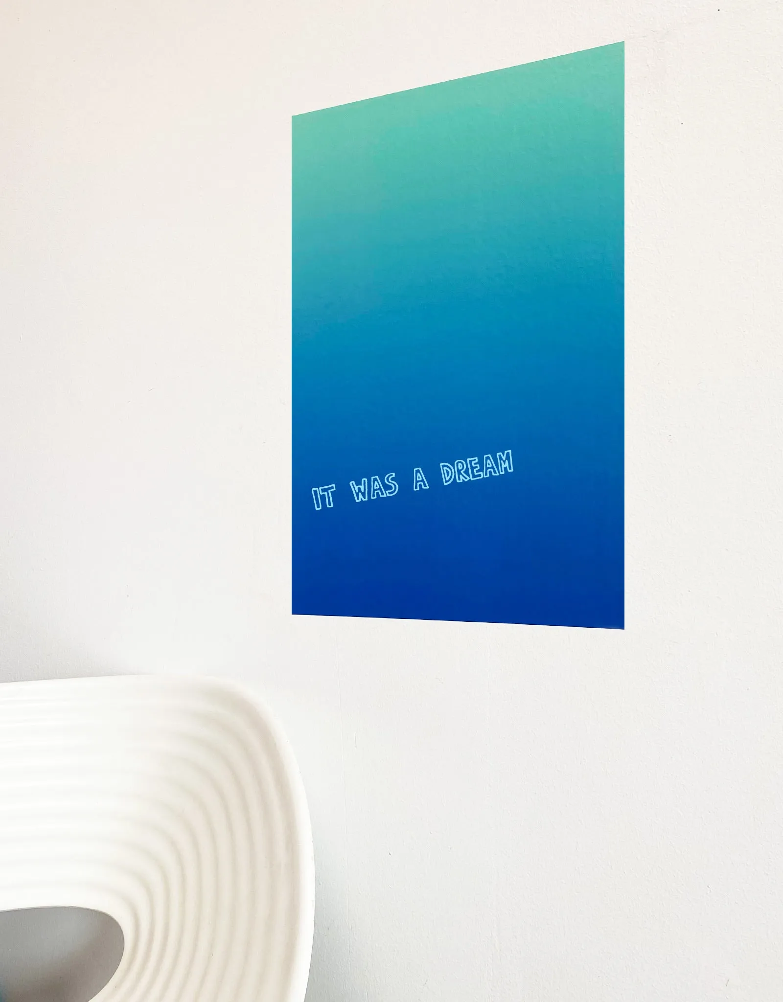 Rectangle - Blue Gradient Dry Erase