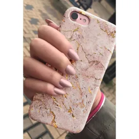 Rose Gold Marble Hard Case