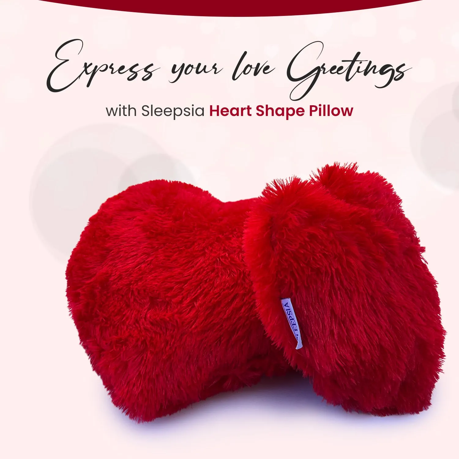 Sleepsia Heart Shaped Pillows- Combo