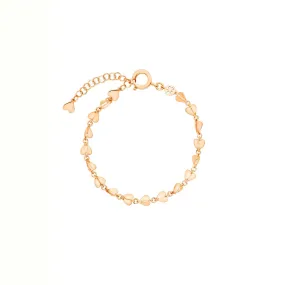 Small Rose Gold Wings of Love Bracelet