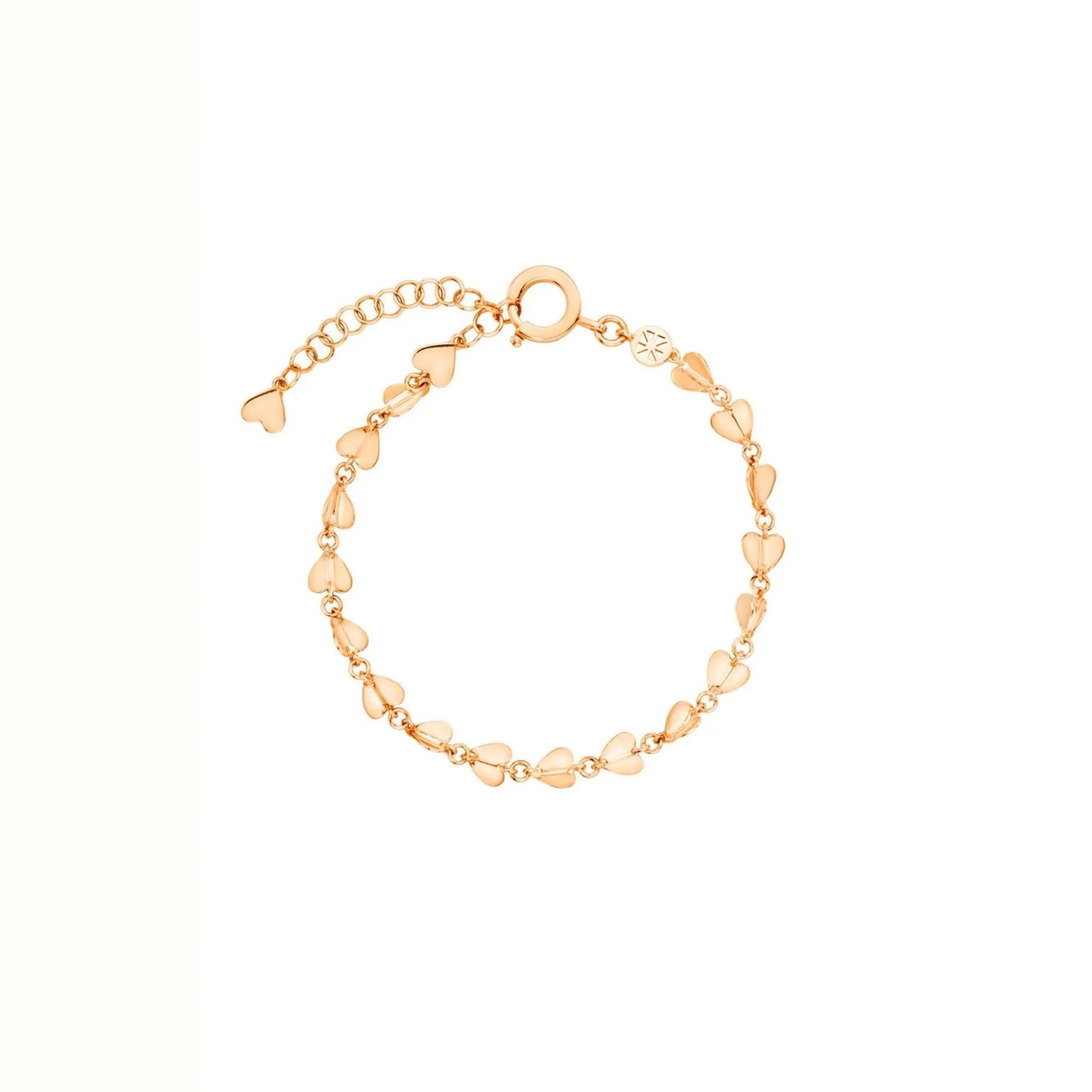 Small Rose Gold Wings of Love Bracelet