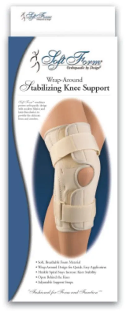 SOFT FORM WRAP AROUND STABILIZING KNEE SUPPORT