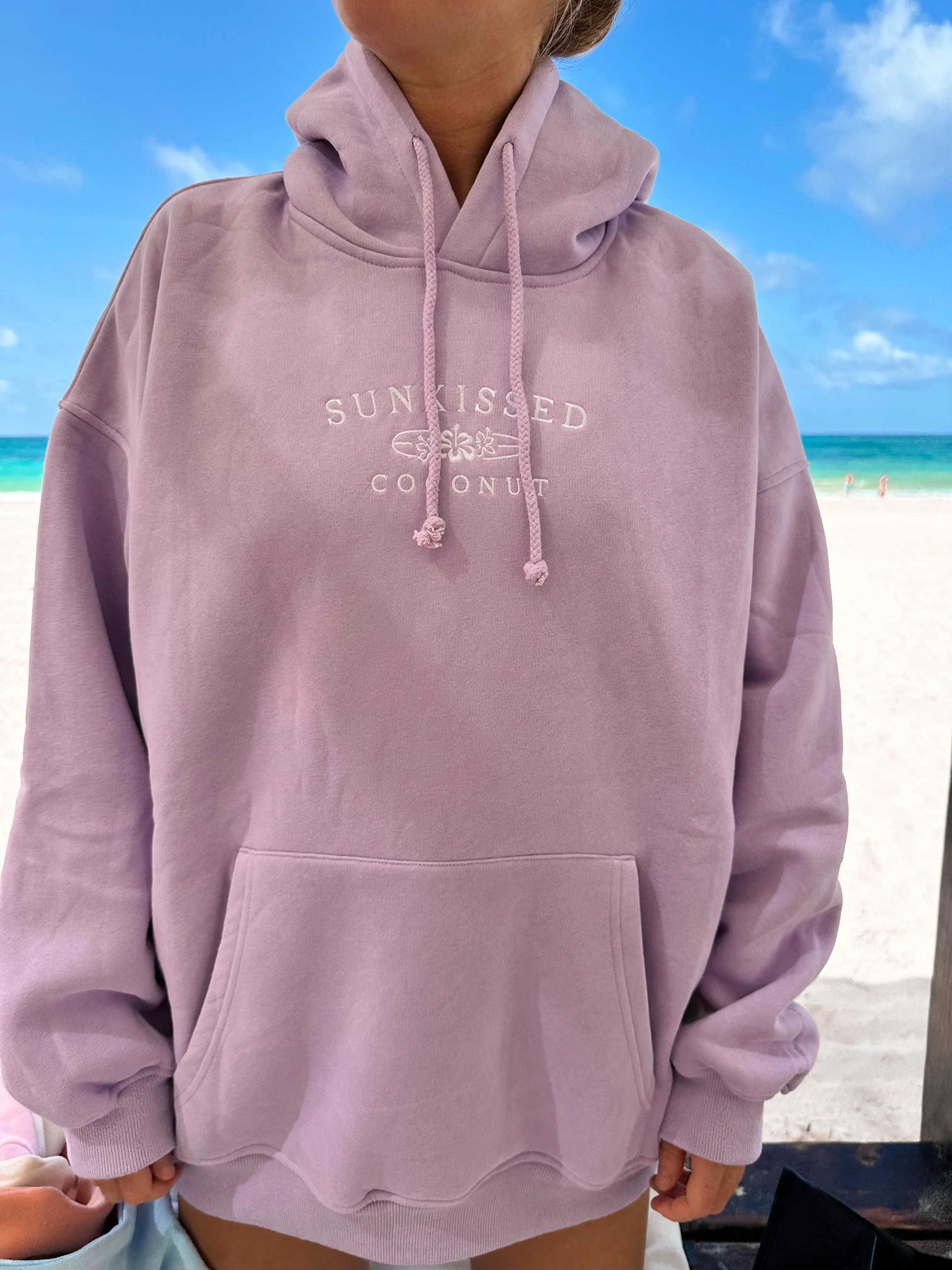 Sunkissedcoconut Embroider Hoodie