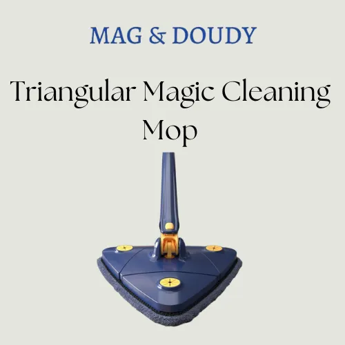 Triangular Magic Cleaning Mop : Efficient Triangular Head Mop