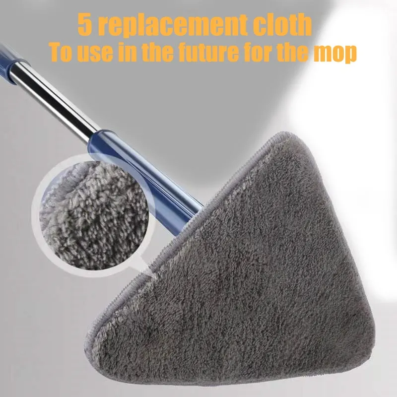 Triangular Magic Cleaning Mop : Efficient Triangular Head Mop