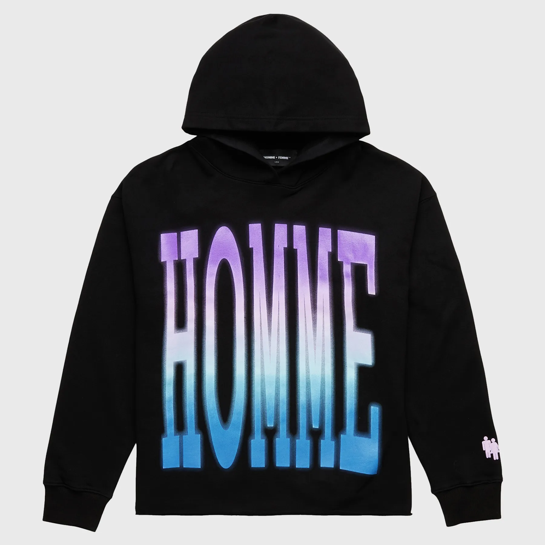 Twilight Hoodie Black with Purple and Blue