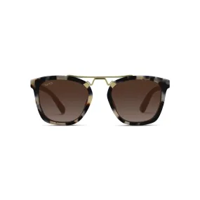 WMP Eyewear Demi Women's Oversized Square Metal Bridge Sunglasses