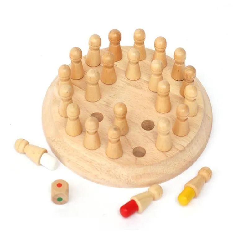 Wooden Match Stick Memory Board Game