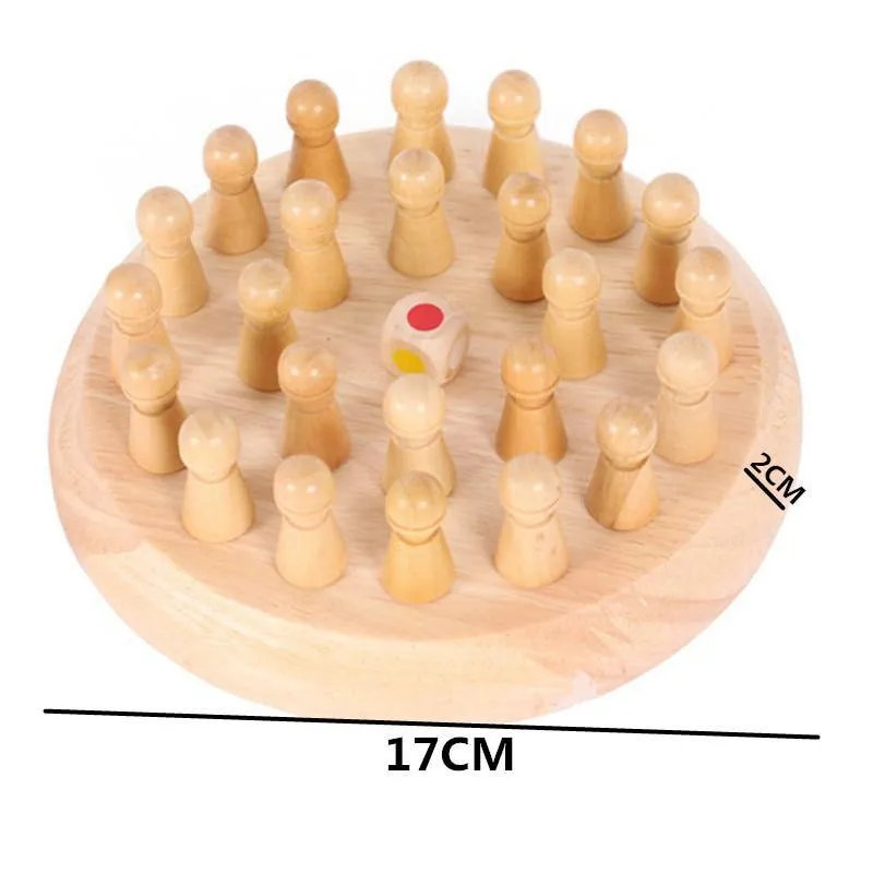 Wooden Match Stick Memory Board Game