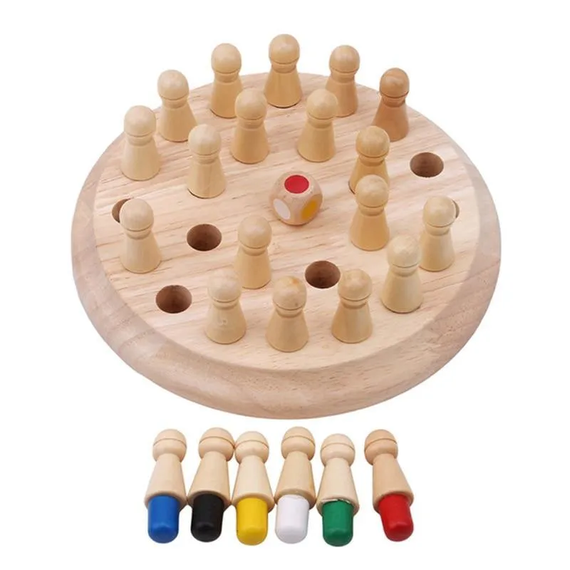 Wooden Match Stick Memory Board Game