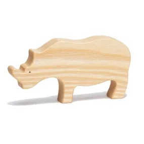 Wooden Rhino