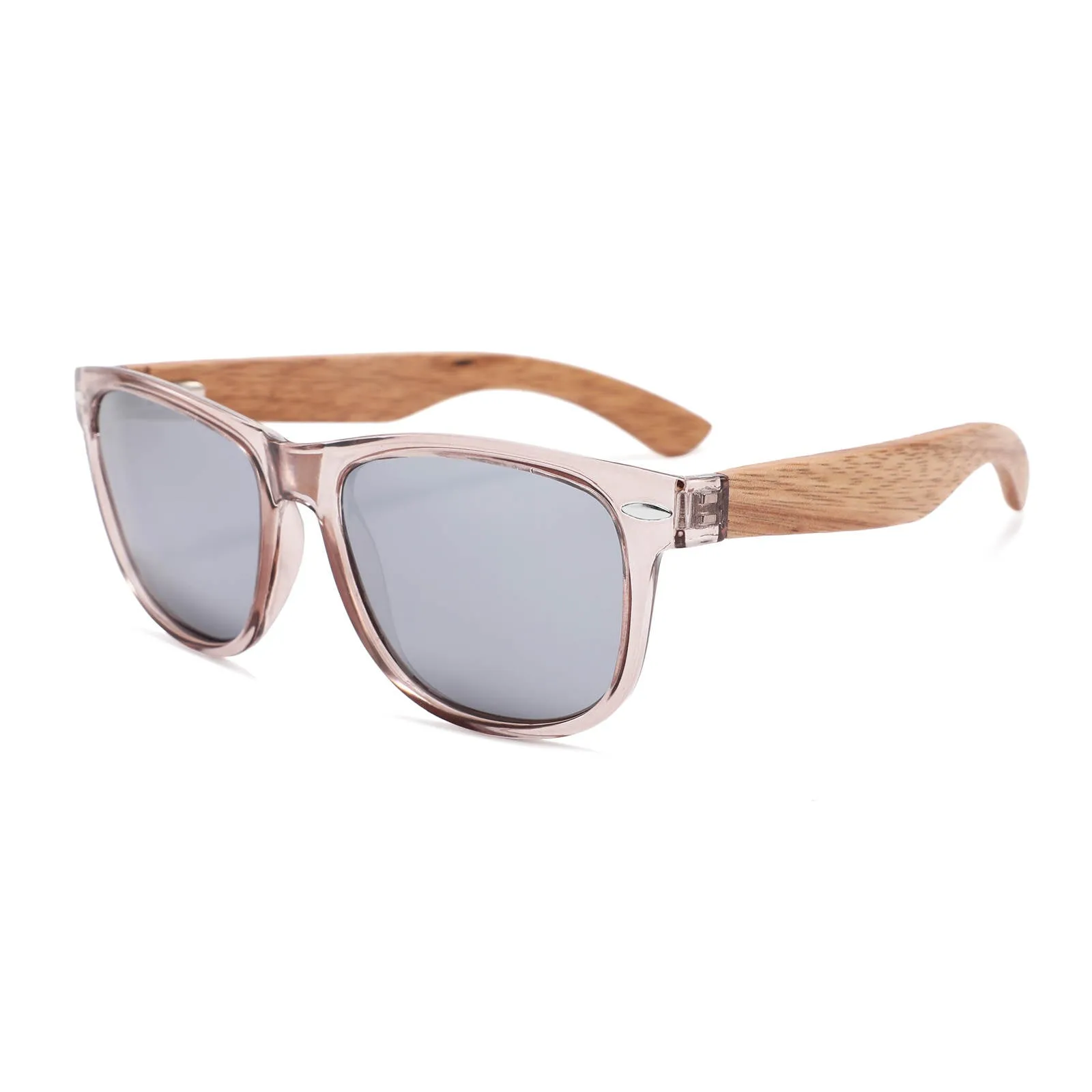 YOGAZ Cool Silver Bamboo Sunglasses